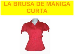 LA BRUSA DE MÀNIGA
      CURTA
 