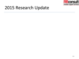 2015 Research Update
108
 