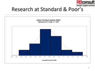 Research at Standard & Poor’s
19
 