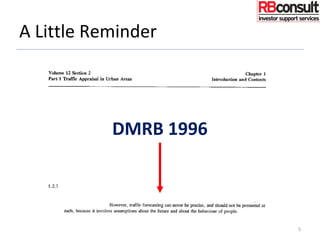 A Little Reminder
5
DMRB 1996
(none of this is new!)
 
