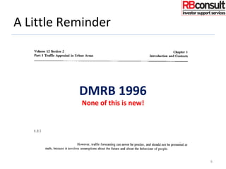 A Little Reminder
6
DMRB 1996
None of this is new!
 