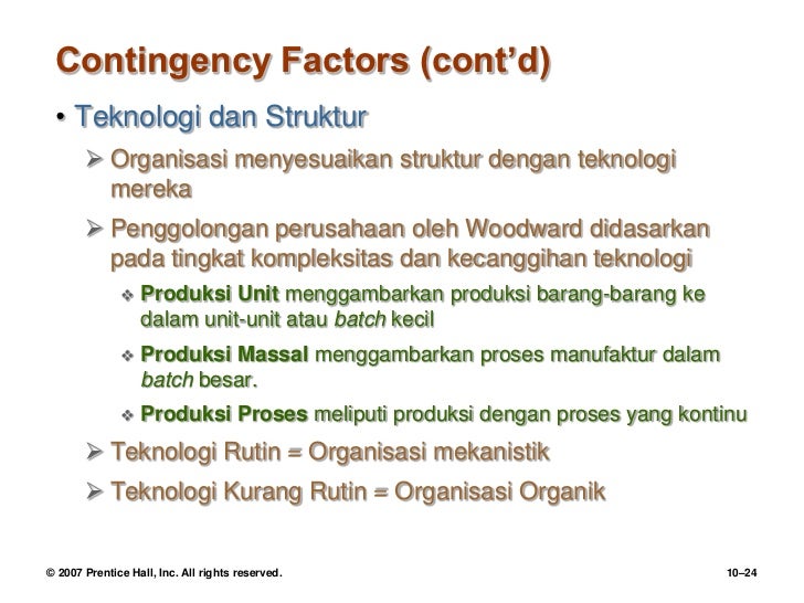 Robbins 9 _ Desain dan Struktur Organisasi
