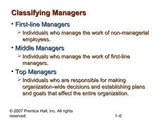 First Line Manager Level Robin | PDF