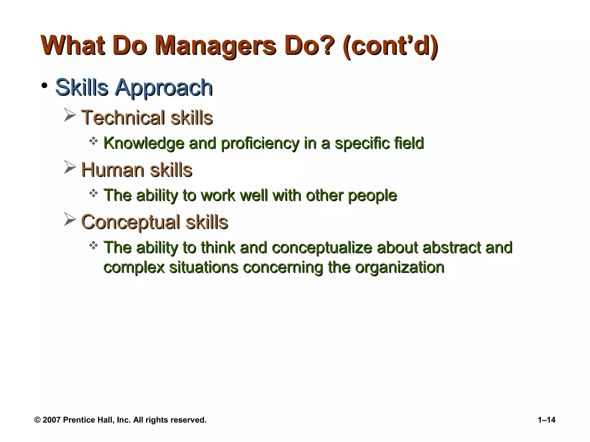 Principle of Management - Chapter # 1 | PPT