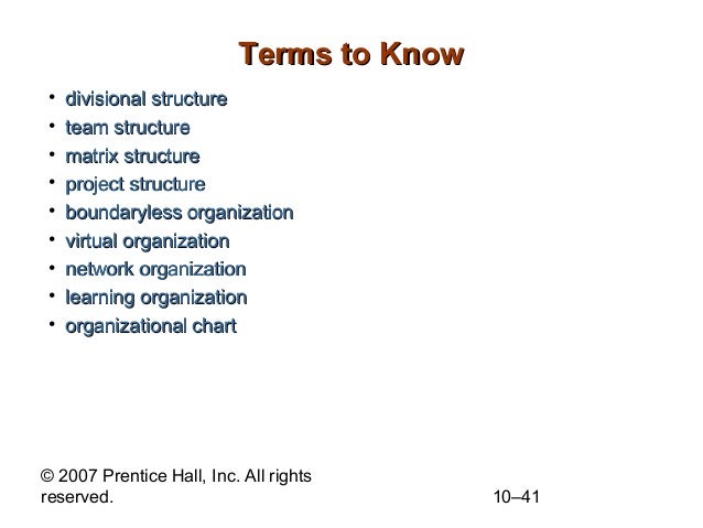 robbins9 ppt10 team structure ppt