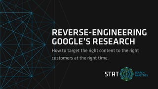 SearchLove London 2017 | Rob Bucci | Reverse-Engineering Google's Research on What Searchers are Looking for
