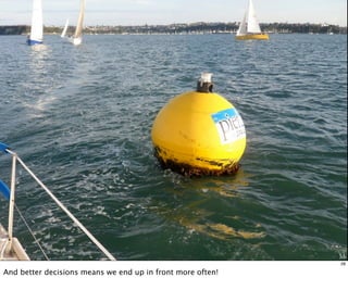 Me
28
And better decisions means we end up in front more often!
 