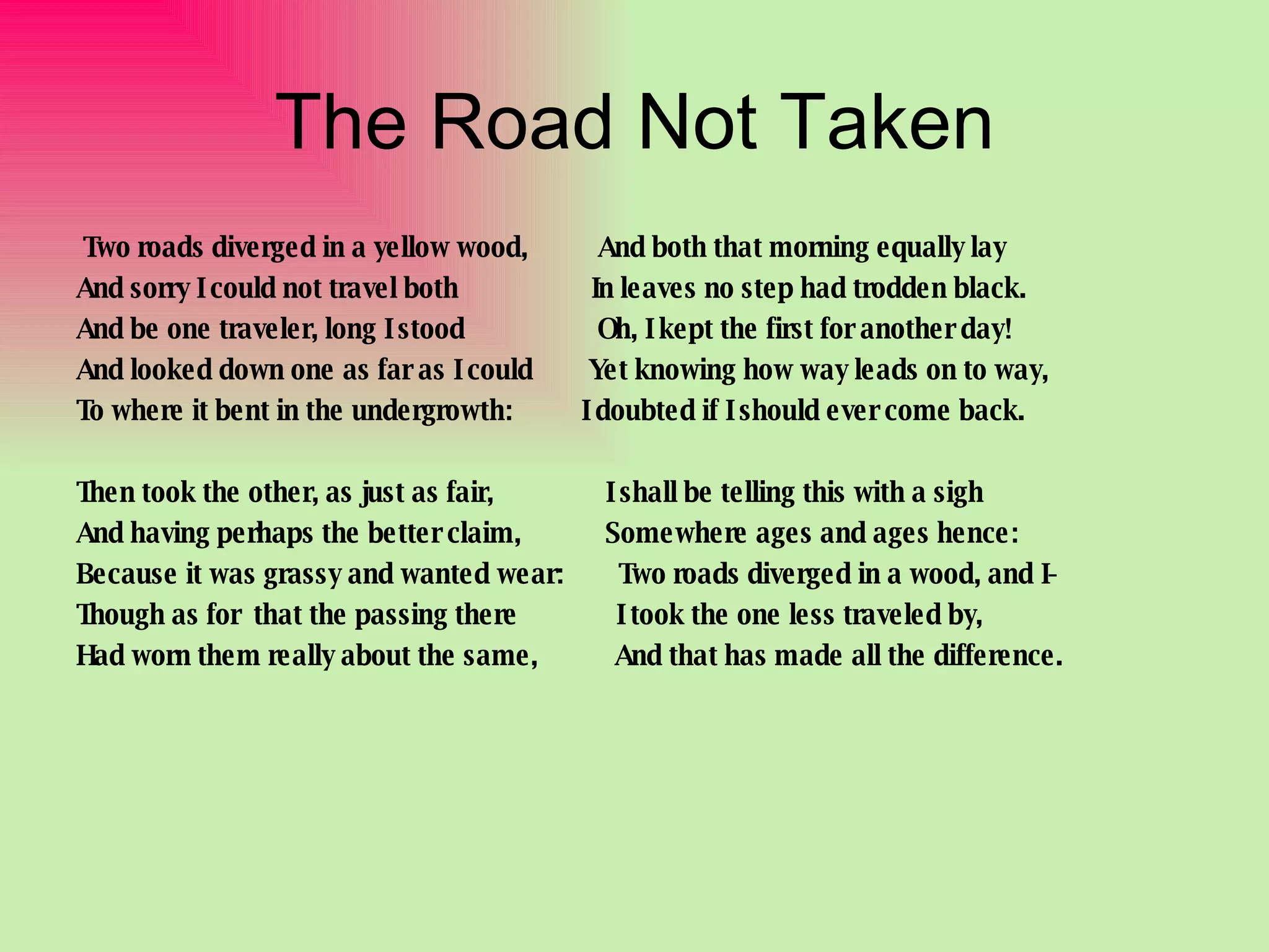 Robert Frost PPT robert-frost-ppt