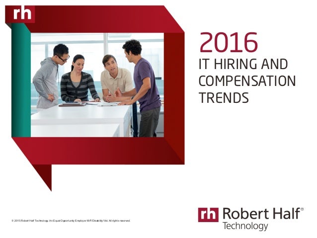 robert half technology 2016 salary guide robert half