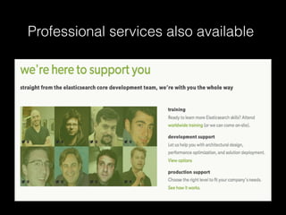 Professional services also available 
 