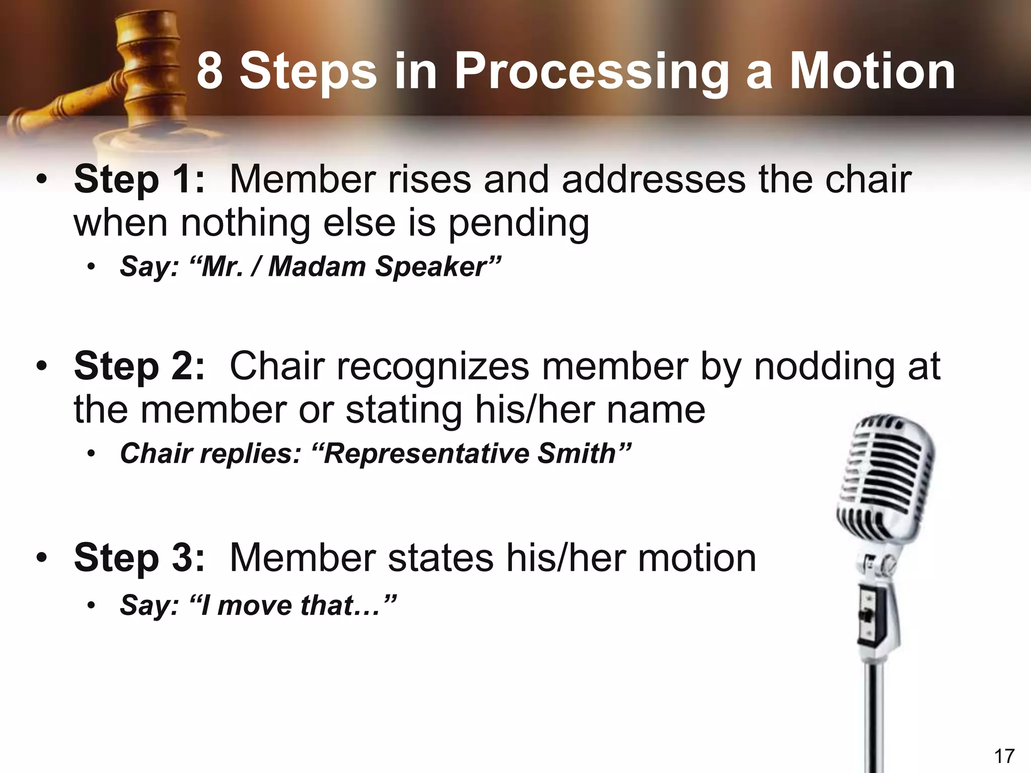 Only one subject can be considered at a time