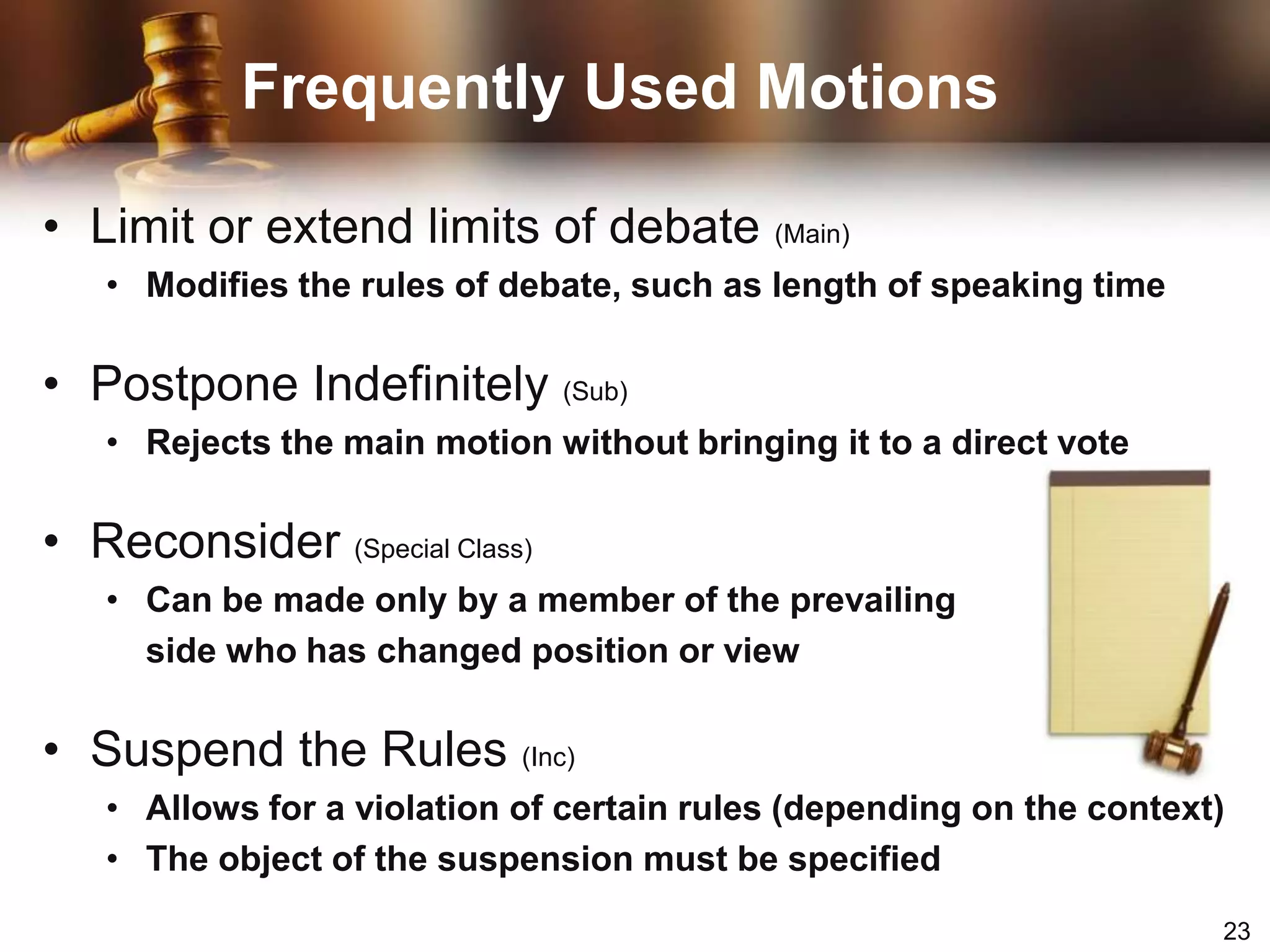 “Those opposed, say NO.”