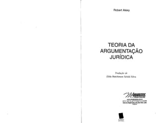 Robert alexy   teoria da argumentação jurídica