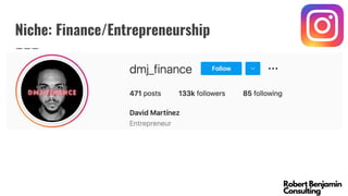 Niche: Finance/Entrepreneurship
 