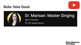 Niche: Voice Coach
 