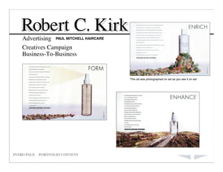 Robert C Kirk Portfolio