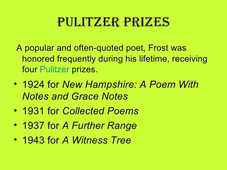 robert frost presentation robert frost most famous works