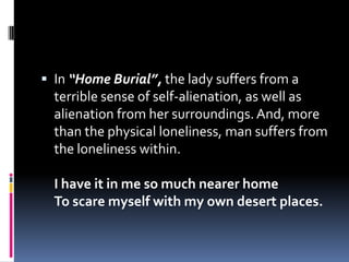 Robert frost&rsquo;s themes | PPT