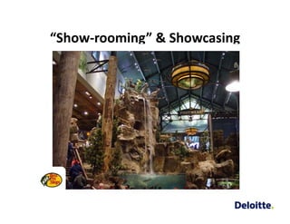 “Show‐rooming” & Showcasing
 