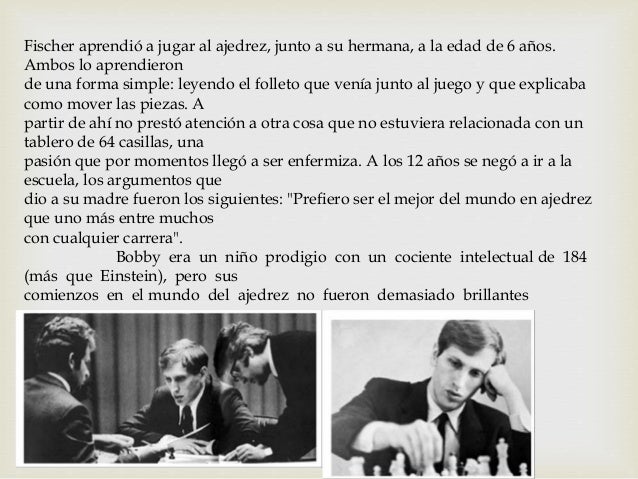 Robert james fischer biografia