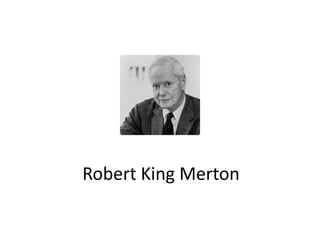 Robert King Merton 