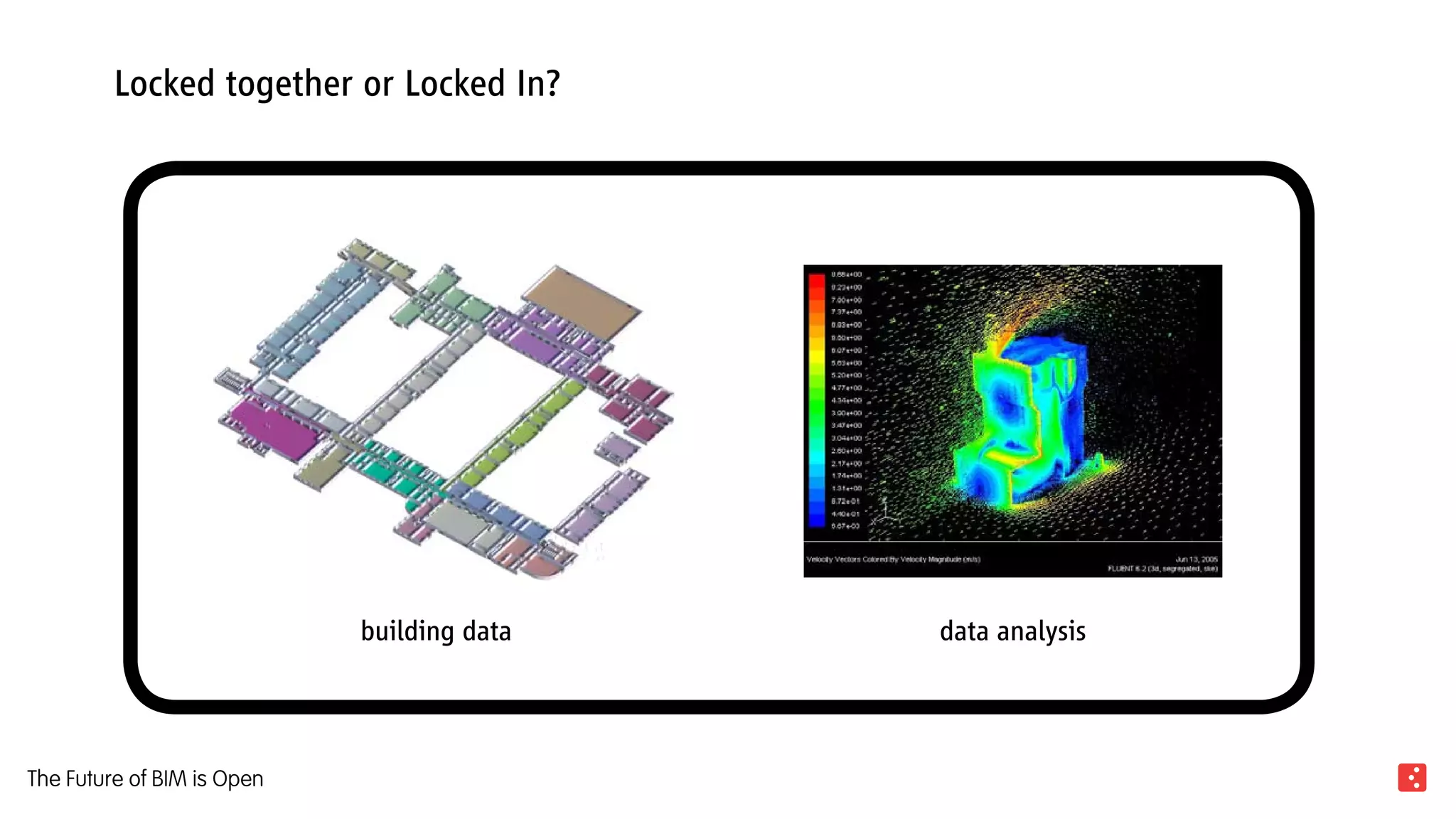 Locked together or Locked In?
building data data analysis
The Future of BIM is Open
 