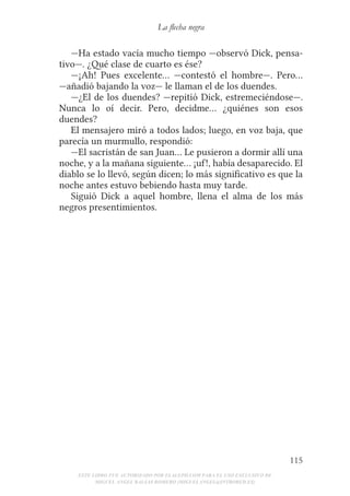 Robert l. stevenson flecha negra