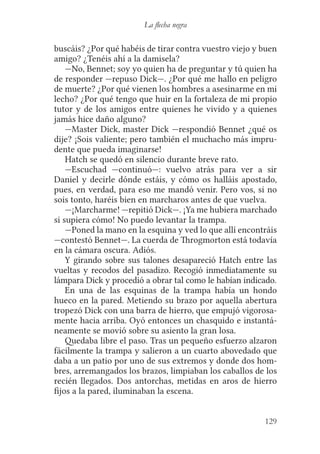 Robert l. stevenson flecha negra