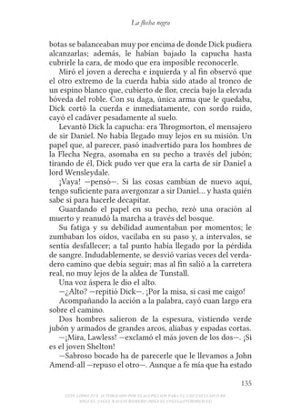 Robert l. stevenson flecha negra