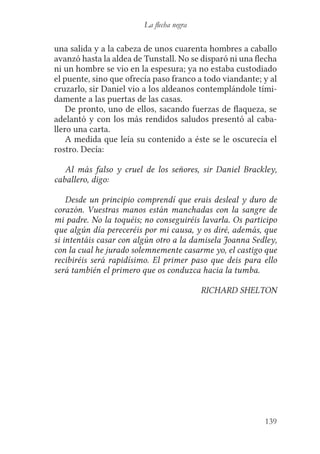 Robert l. stevenson flecha negra