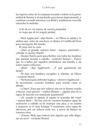 Robert l. stevenson flecha negra