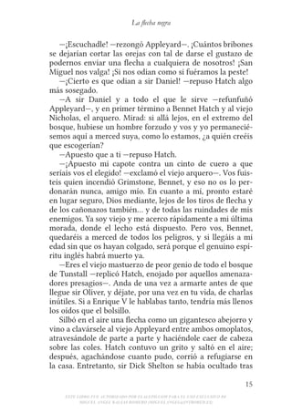 Robert l. stevenson flecha negra