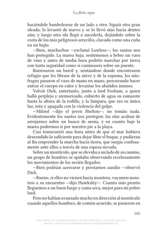 Robert l. stevenson flecha negra