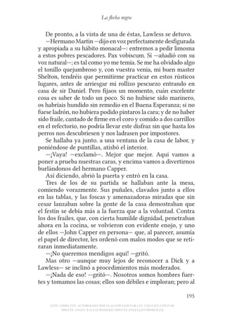 Robert l. stevenson flecha negra