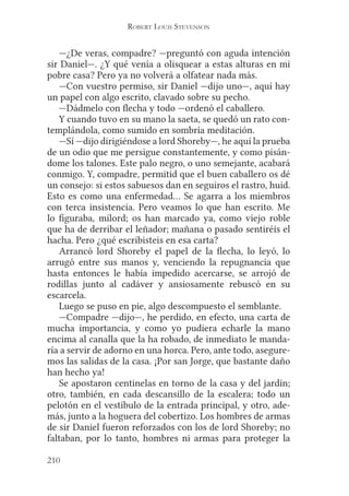 Robert l. stevenson flecha negra