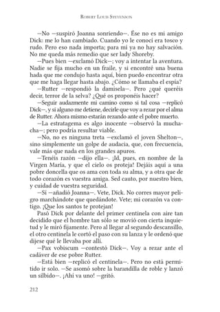 Robert l. stevenson flecha negra