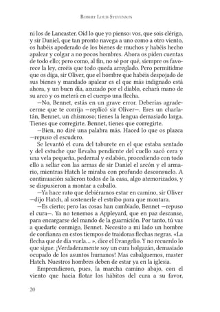 Robert l. stevenson flecha negra