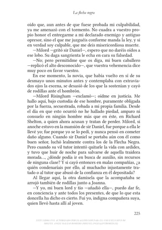 Robert l. stevenson flecha negra