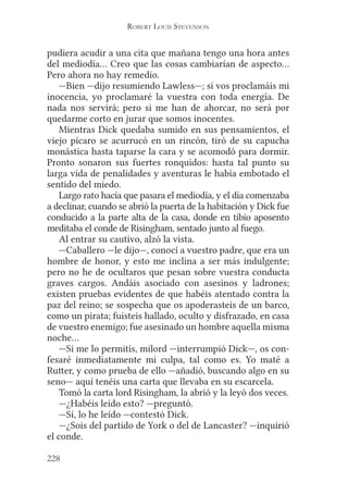 Robert l. stevenson flecha negra