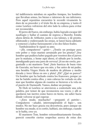 Robert l. stevenson flecha negra