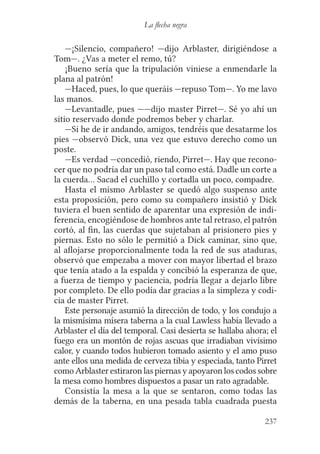 Robert l. stevenson flecha negra