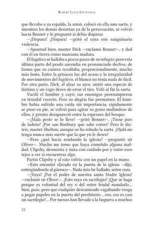 Robert l. stevenson flecha negra