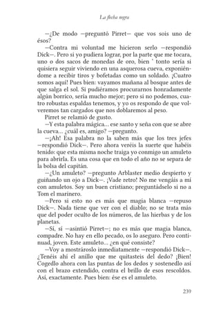 Robert l. stevenson flecha negra