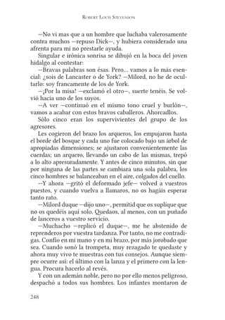 Robert l. stevenson flecha negra