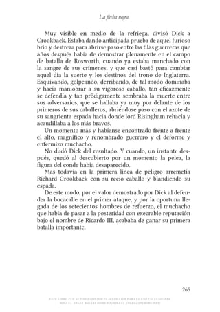 Robert l. stevenson flecha negra