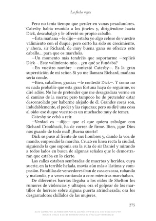 Robert l. stevenson flecha negra