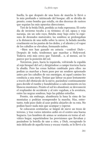 Robert l. stevenson flecha negra