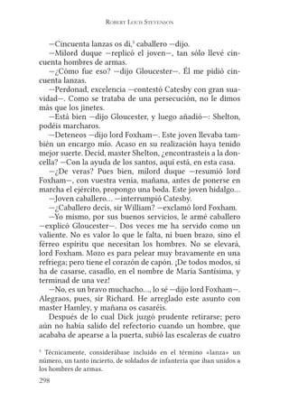 Robert l. stevenson flecha negra