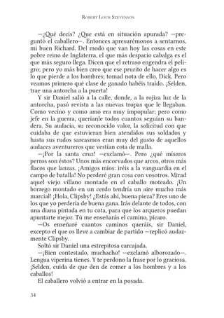 Robert l. stevenson flecha negra