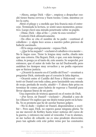 Robert l. stevenson flecha negra